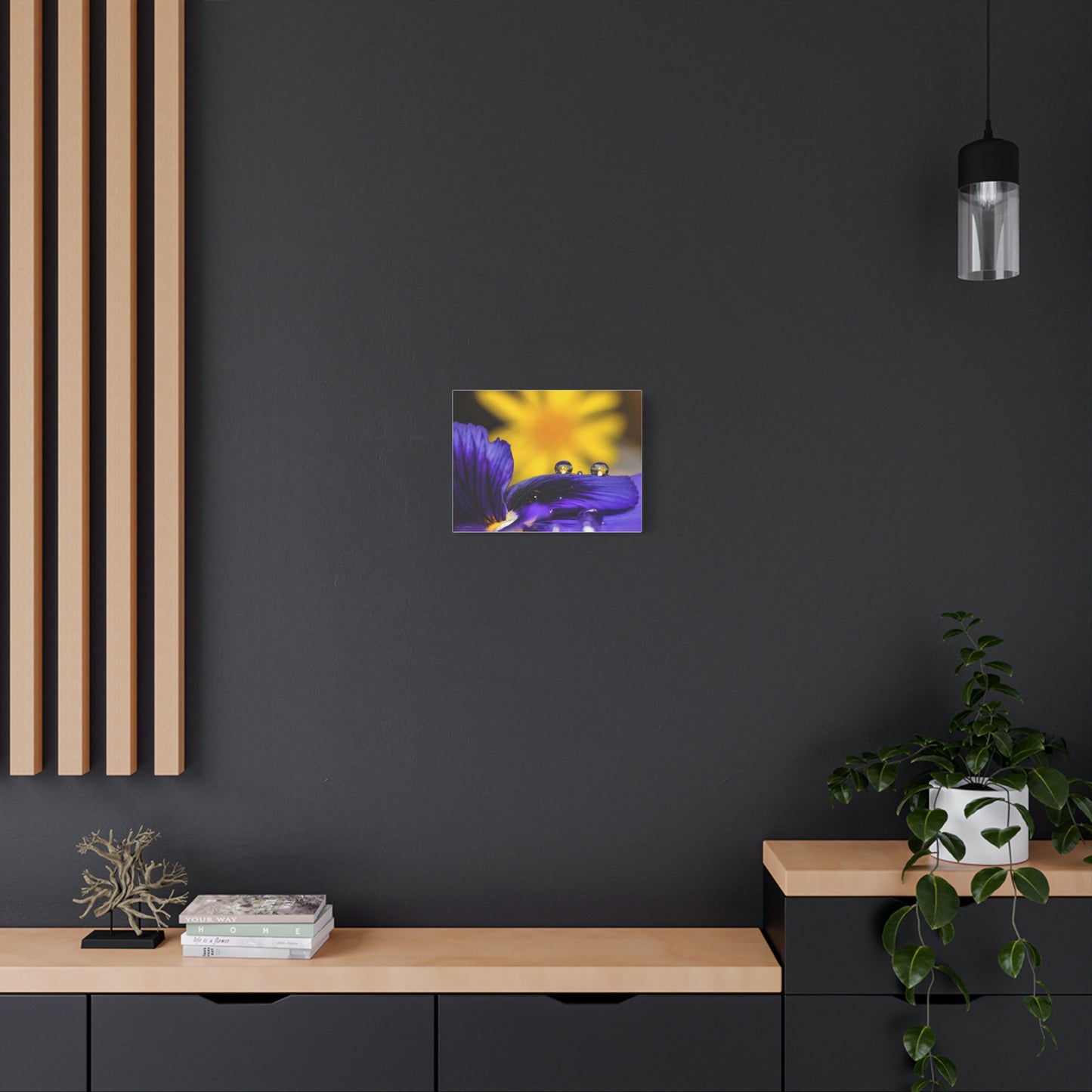 Canvas Print - Purple and Yellow