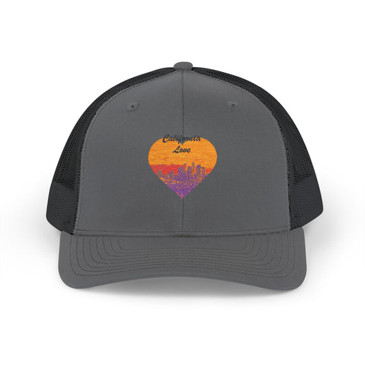 California Love Snapback Trucker Cap, Hat, Los Angeles, Cap for Men, Cap for Women