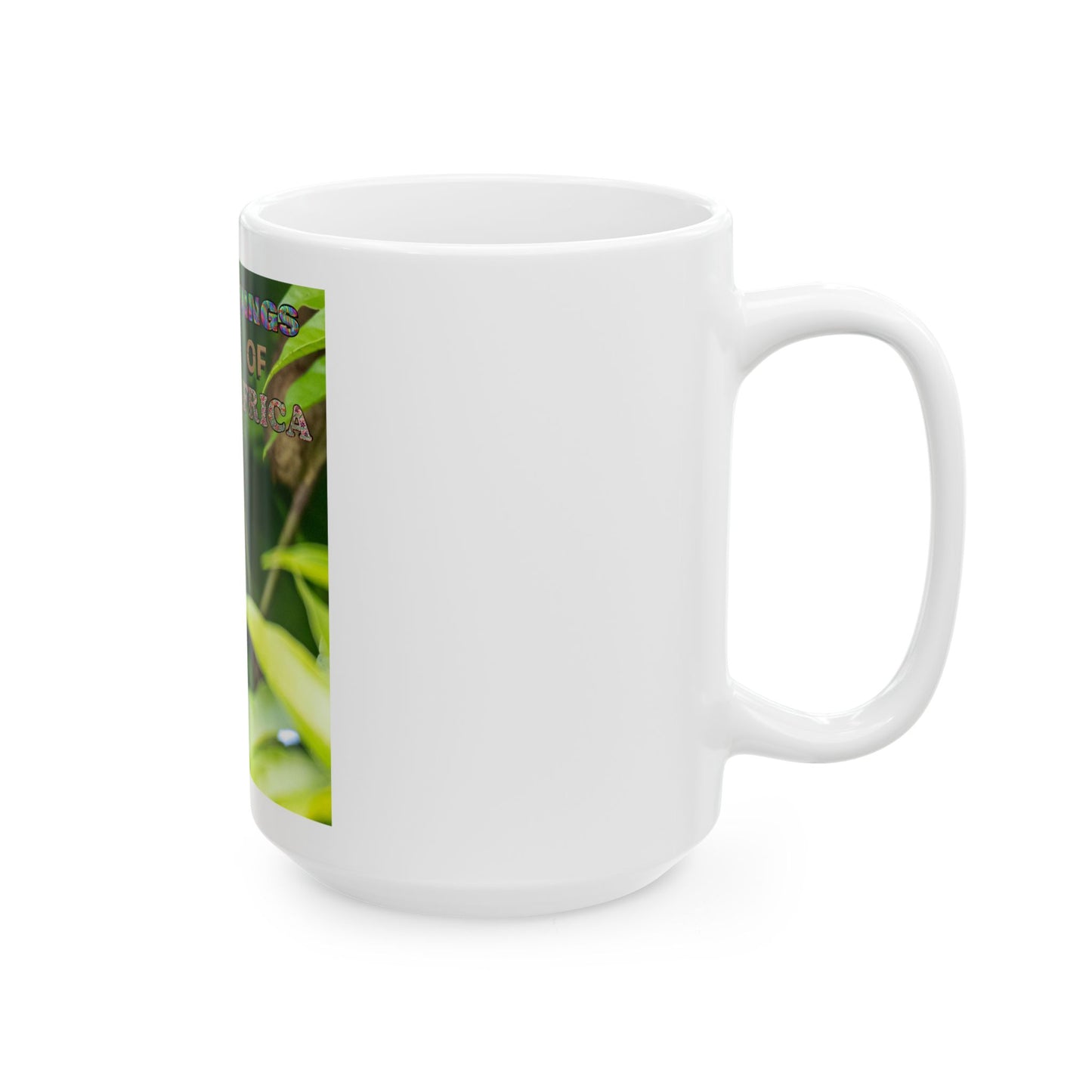 Ceramic Mug, Wings of Africa with a Red-Cheeked Cordon-Bleu, Animal Lover Gift, Nature Lover, Coffee Mug, Tea Cup, Wildlife