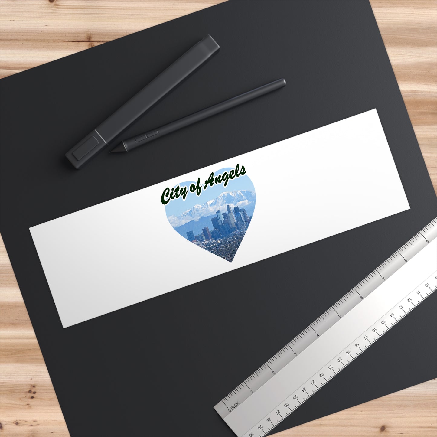City Angels Bumper Sticker, Los Angeles Decal, Car Bumper Decal, Angelic Supporter Sticker, City of Angels Sticker, Bumper
