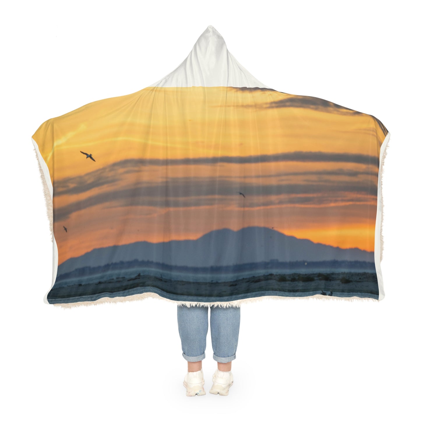 Snuggle Blanket - Warm Sunrise Light Winter Cozy Throw