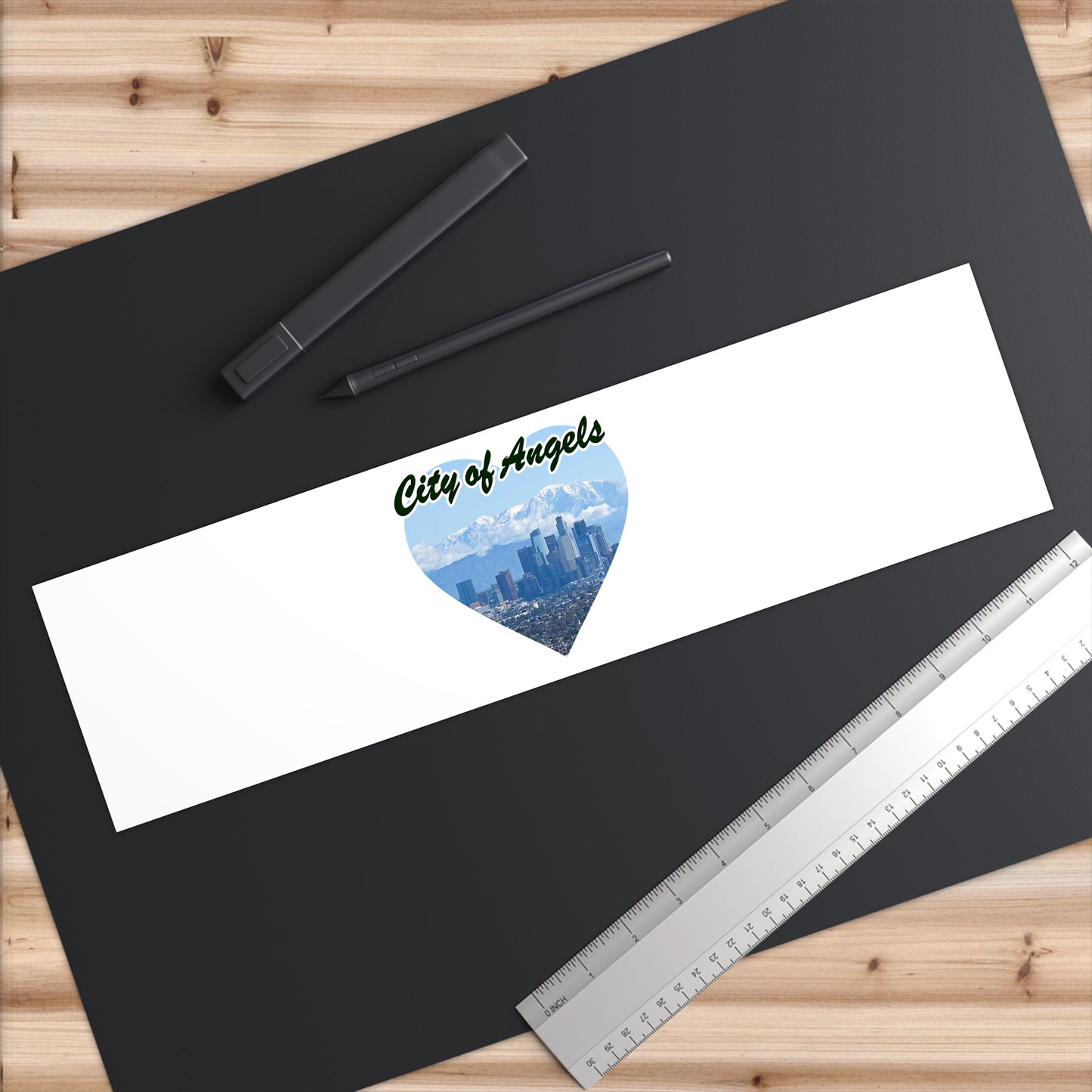City Angels Bumper Sticker, Los Angeles Decal, Car Bumper Decal, Angelic Supporter Sticker, City of Angels Sticker, Bumper