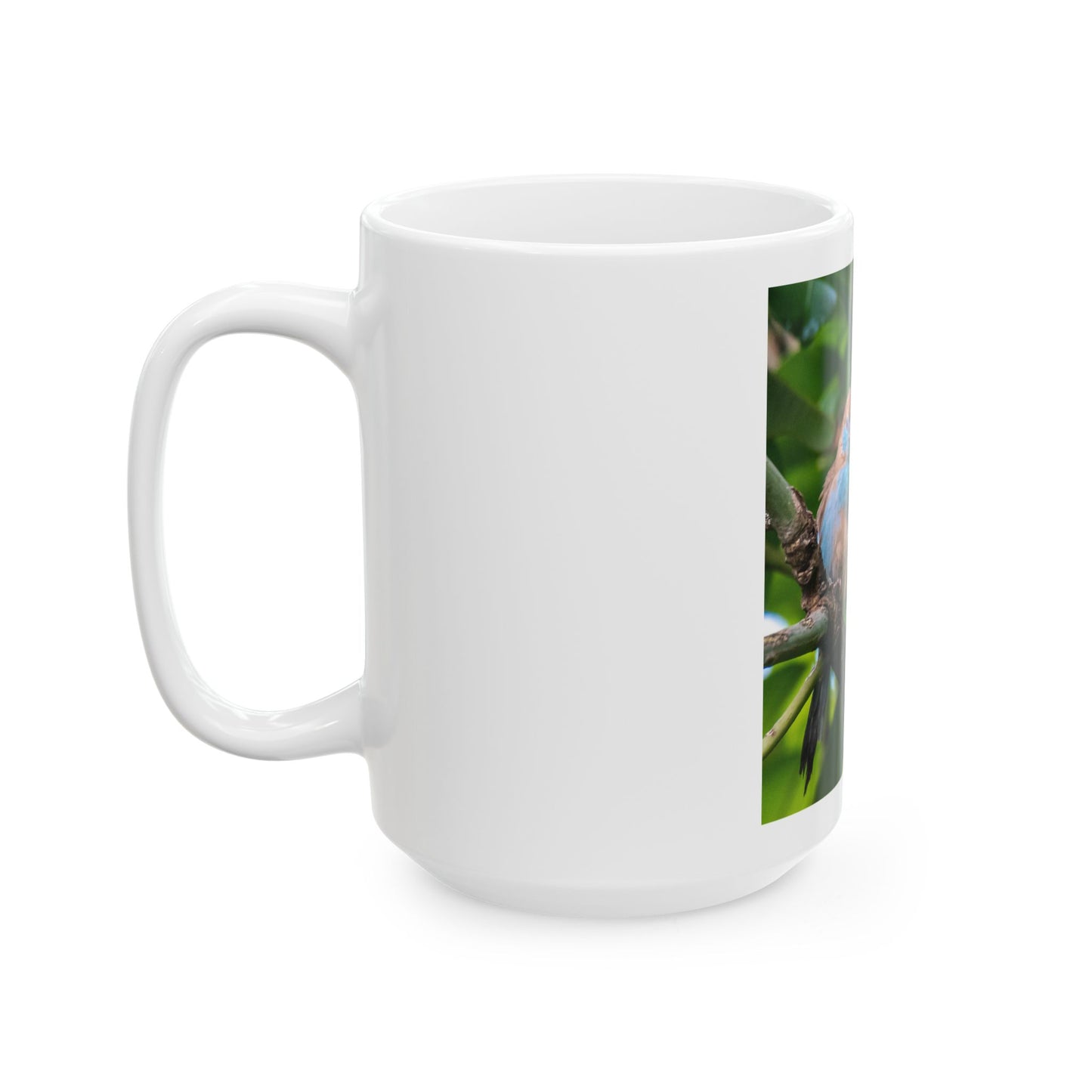 Ceramic Mug, Wings of Africa with a Red-Cheeked Cordon-Bleu, Animal Lover Gift, Nature Lover, Coffee Mug, Tea Cup, Wildlife