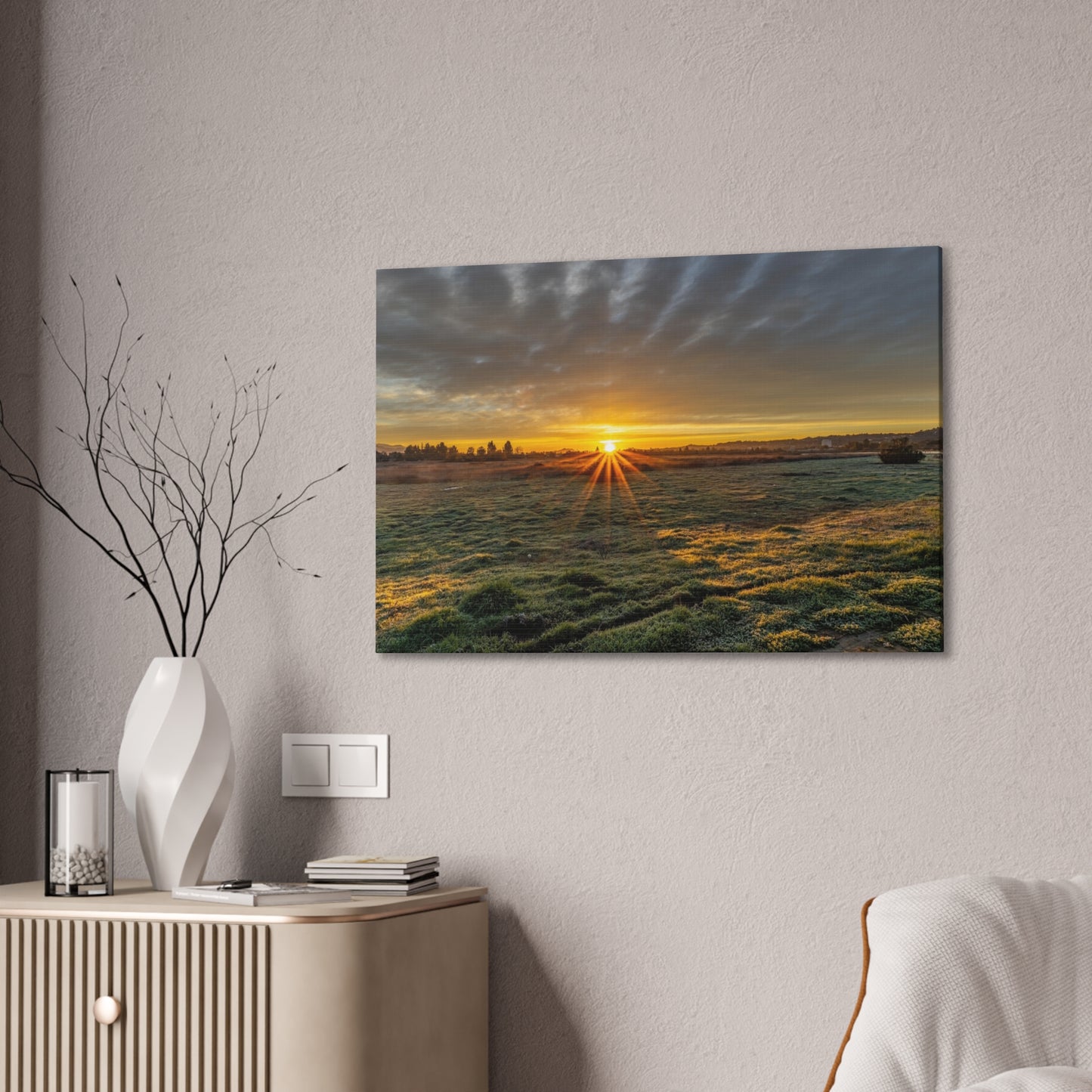 Canvas Stretched, Sunrise Wall Art