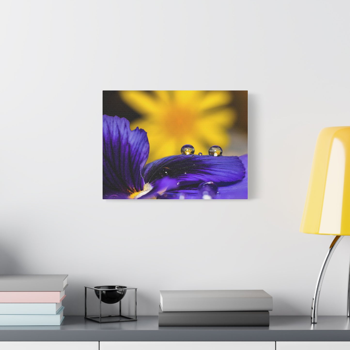 Canvas Print - Purple and Yellow