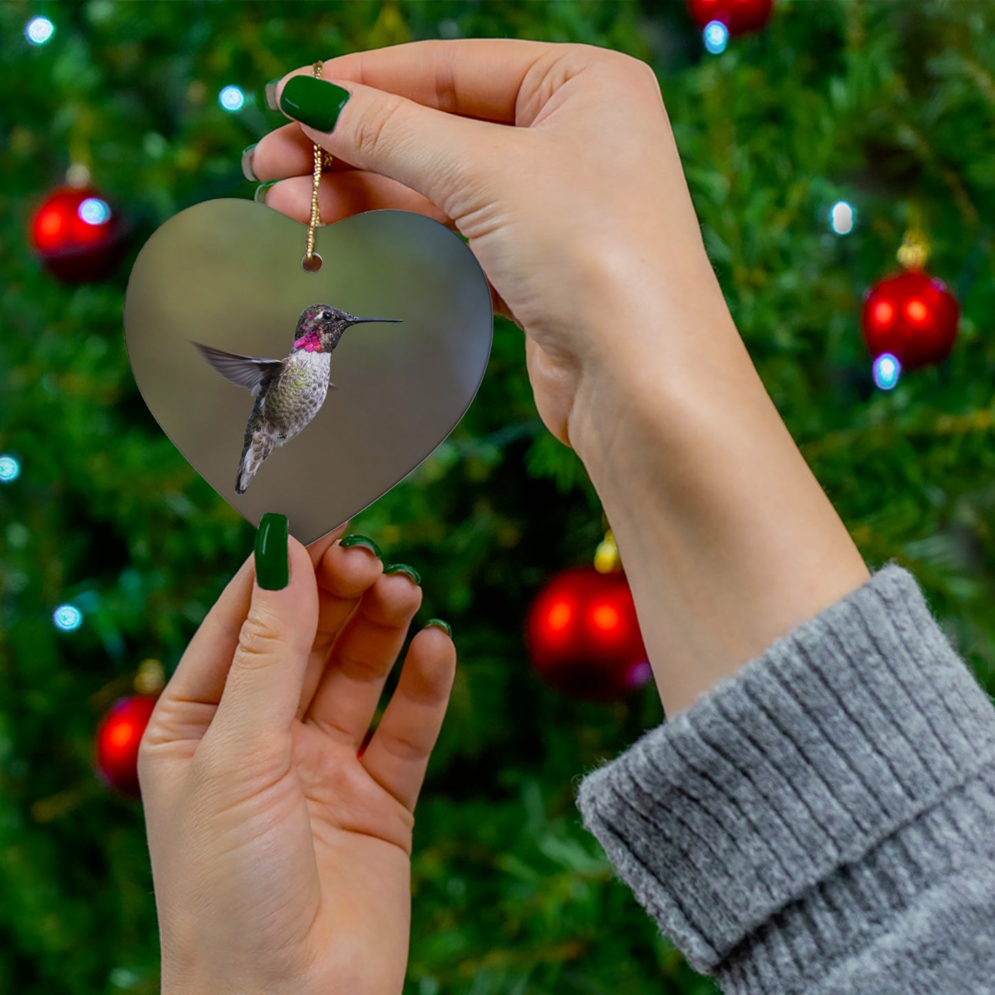 Humming Bird Ceramic Ornament