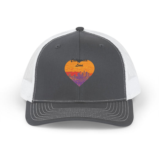 California Love Snapback Trucker Cap, Hat, Los Angeles, Cap for Men, Cap for Women
