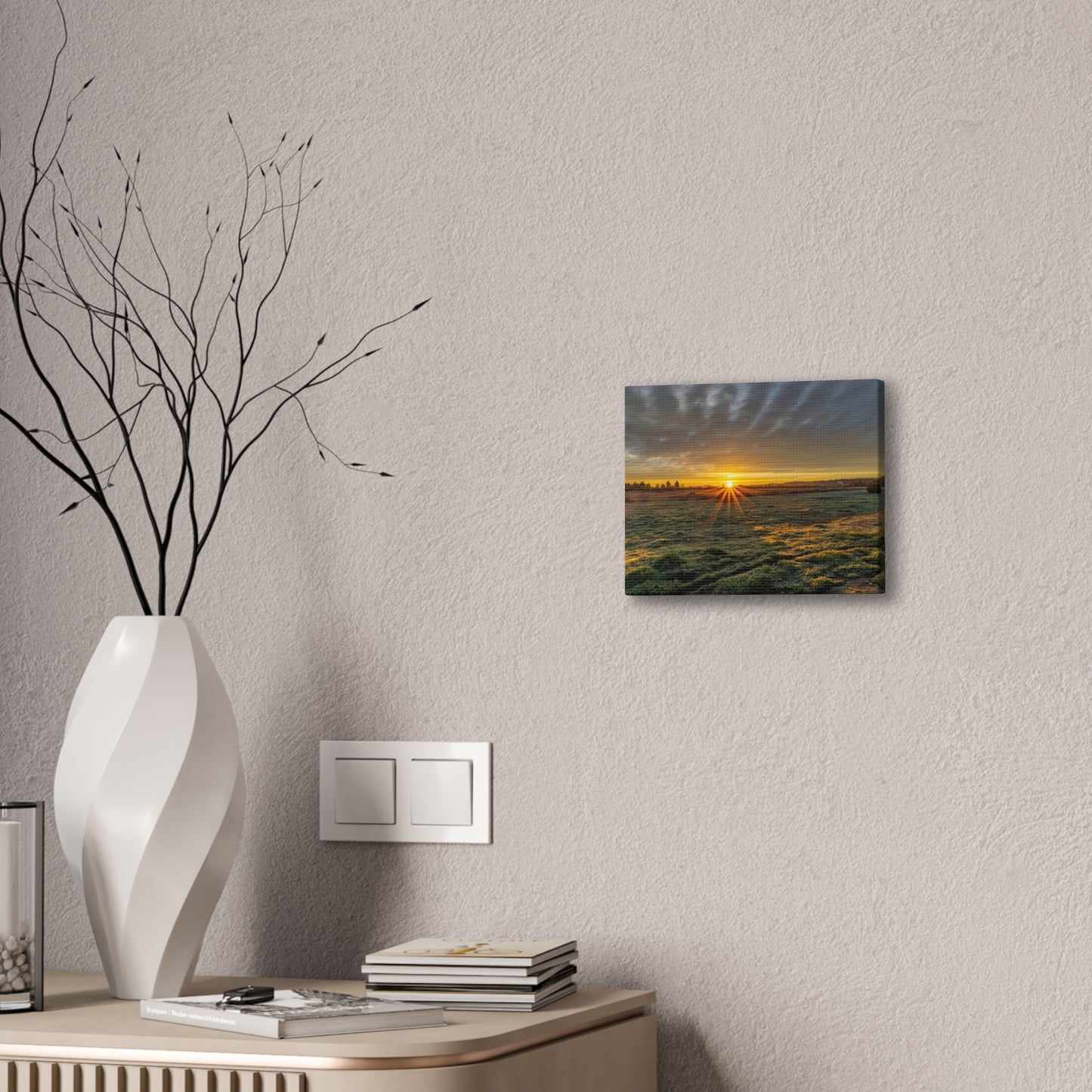 Canvas Stretched, Sunrise Wall Art
