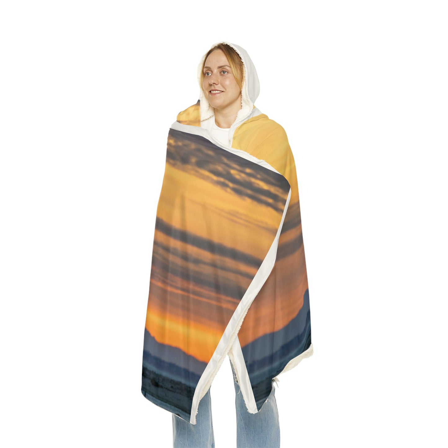 Snuggle Blanket - Warm Sunrise Light Winter Cozy Throw