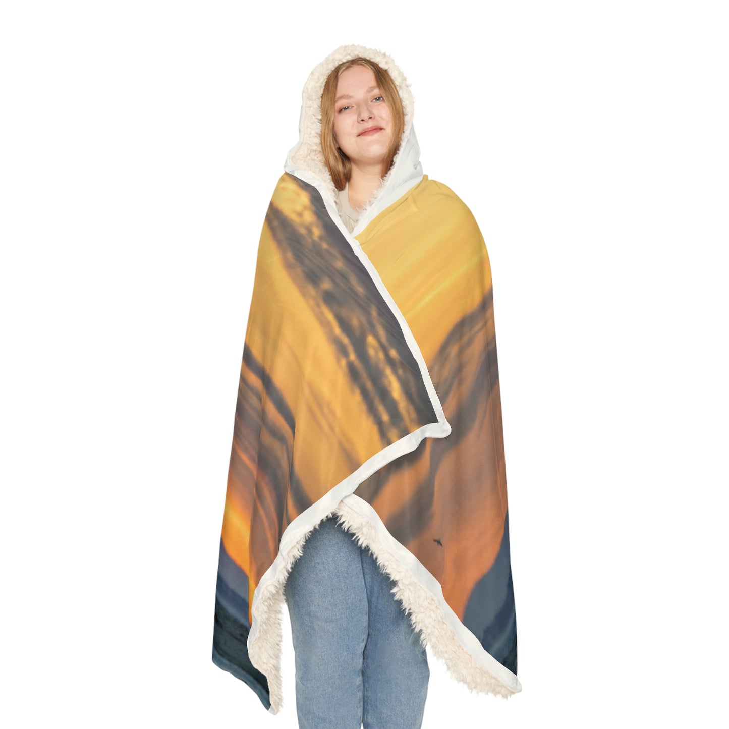 Snuggle Blanket - Warm Sunrise Light Winter Cozy Throw