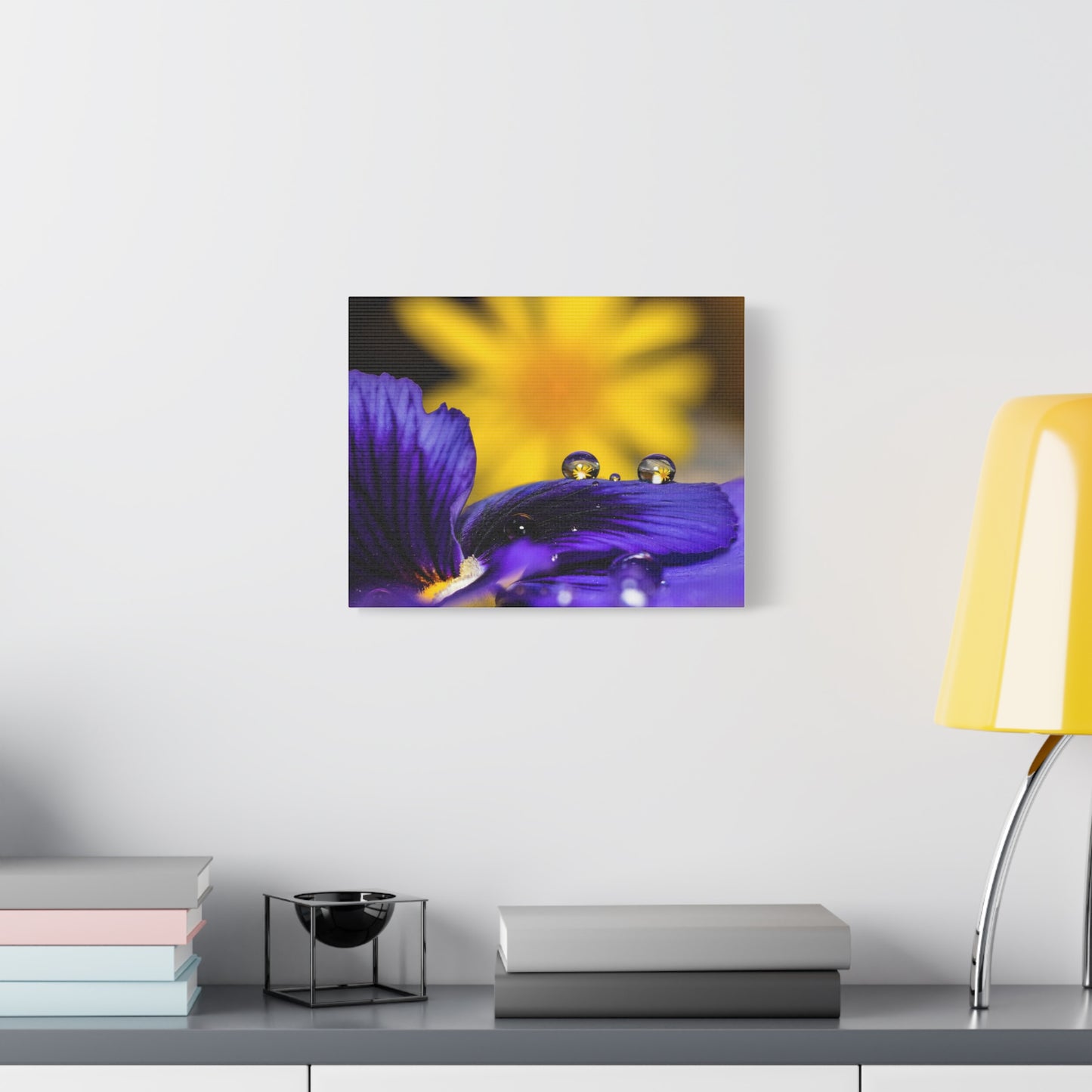 Canvas Print - Purple and Yellow