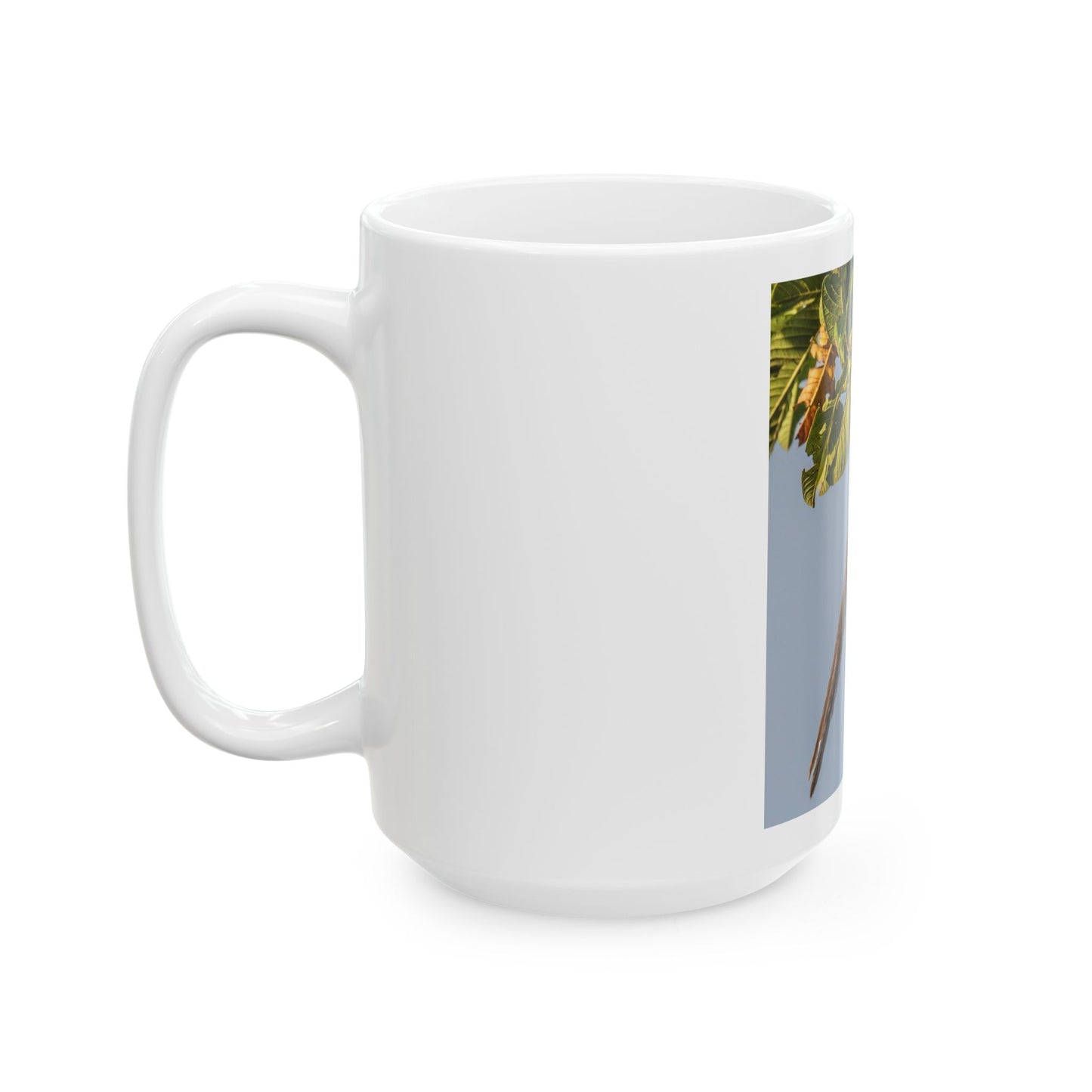 Wings of Africa Ceramic Mug, Mousebird Coffee Cup, African Animal Tea Mug, Safari Theme Drinkware, Bird Lover Gift, Unique