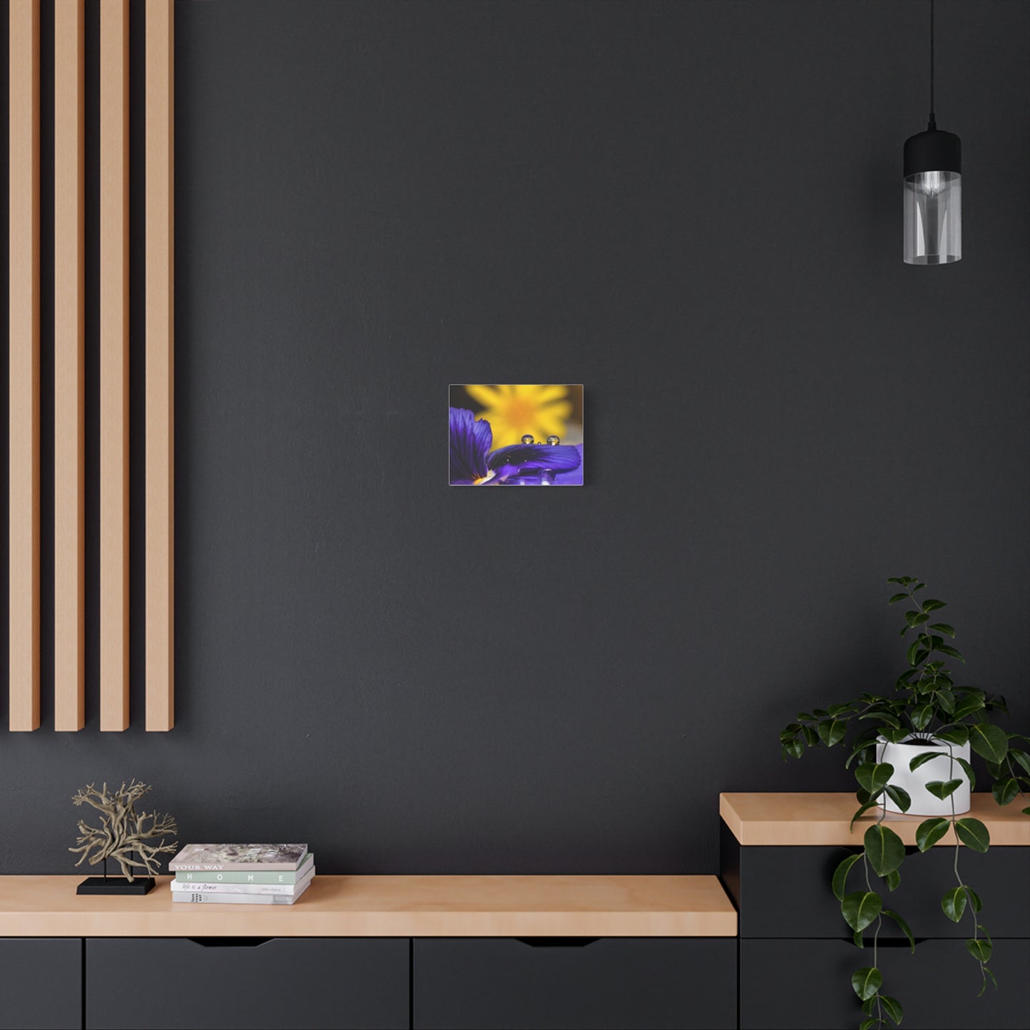 Canvas Print - Purple and Yellow