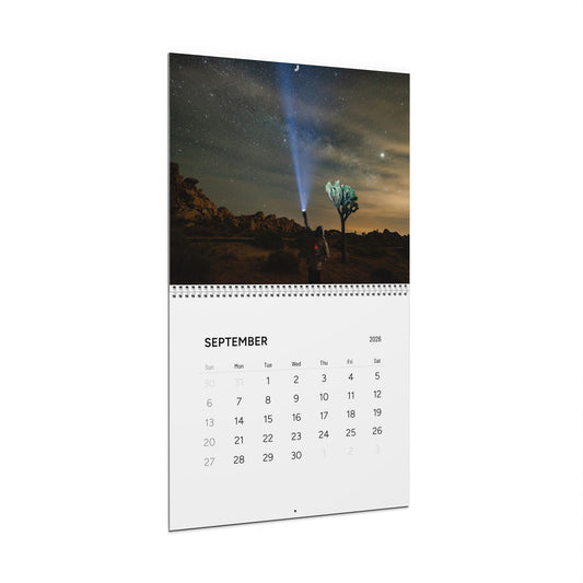 2026 Stargazing Wall Calendar — Night Sky Photography Monthly Calendar