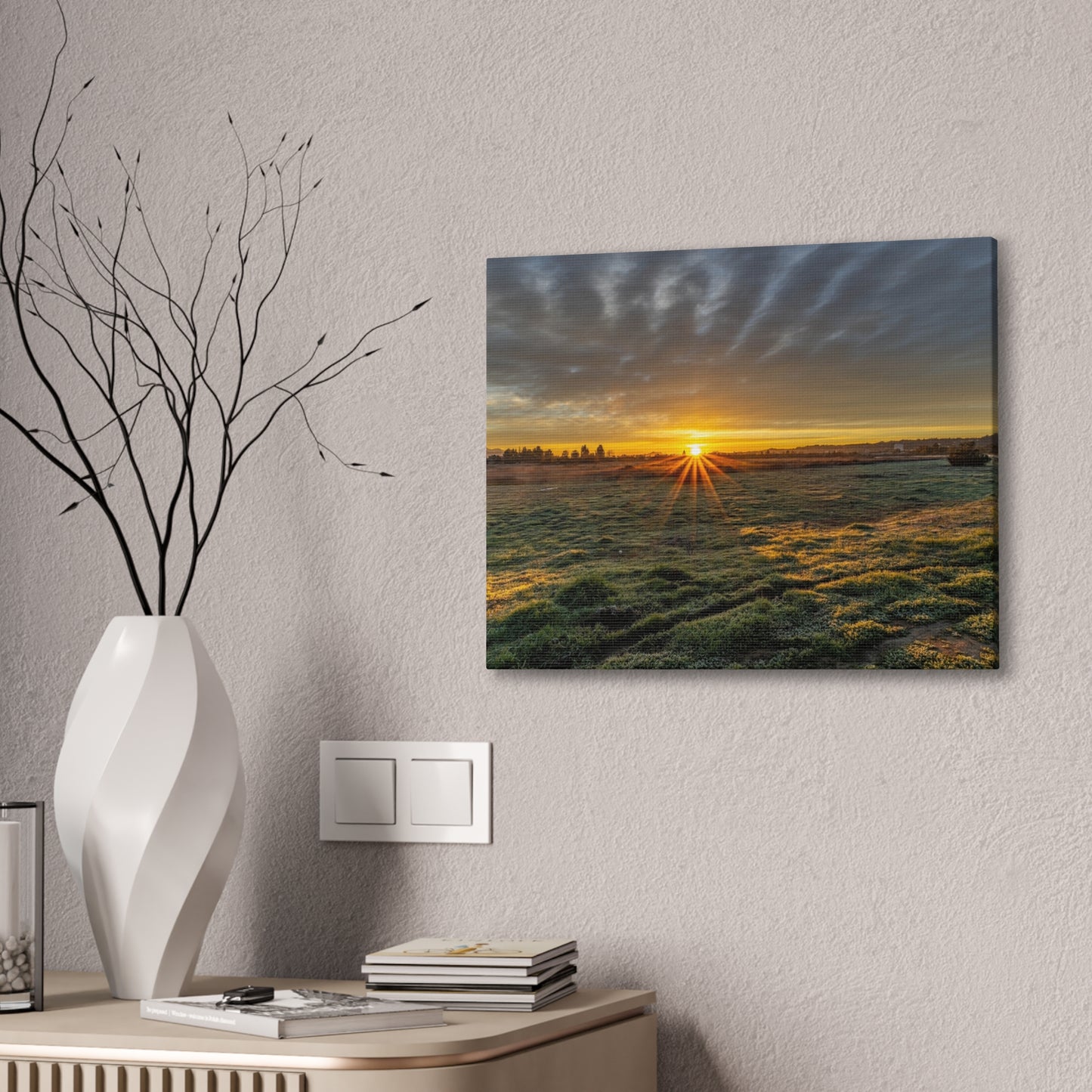 Canvas Stretched, Sunrise Wall Art
