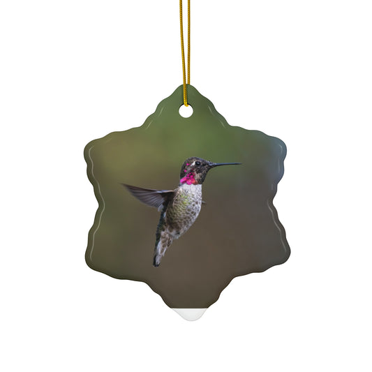 Humming Bird Ceramic Ornament