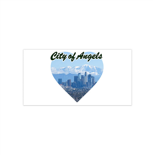 City Angels Bumper Sticker, Los Angeles Decal, Car Bumper Decal, Angelic Supporter Sticker, City of Angels Sticker, Bumper