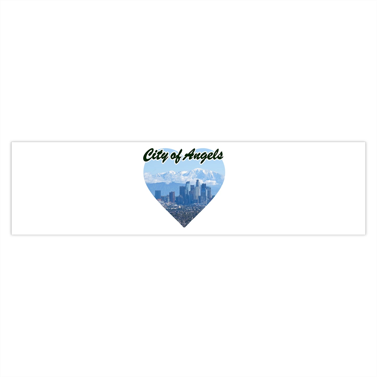 City Angels Bumper Sticker, Los Angeles Decal, Car Bumper Decal, Angelic Supporter Sticker, City of Angels Sticker, Bumper