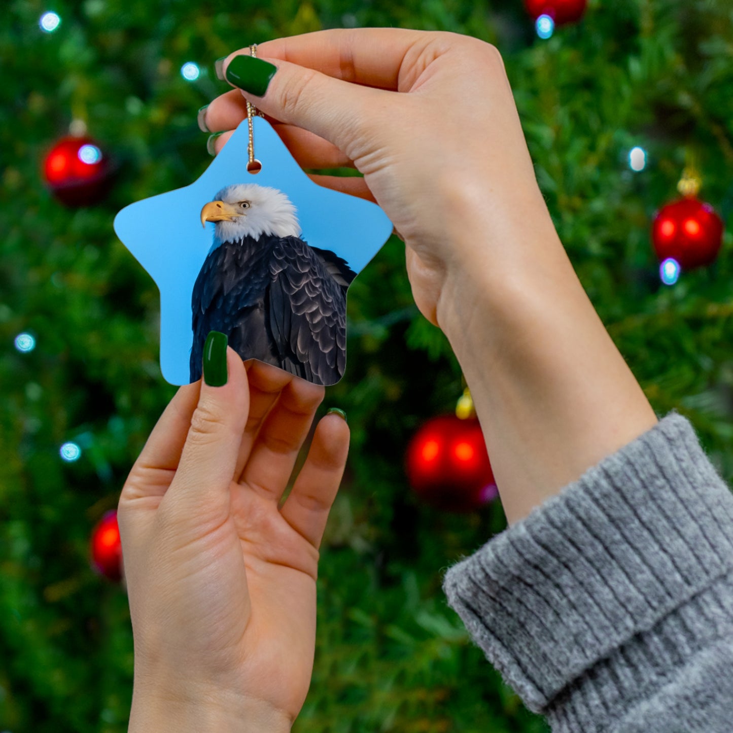 Ceramic Ornament, 4 Shapes