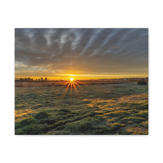 Canvas Stretched, Sunrise Wall Art